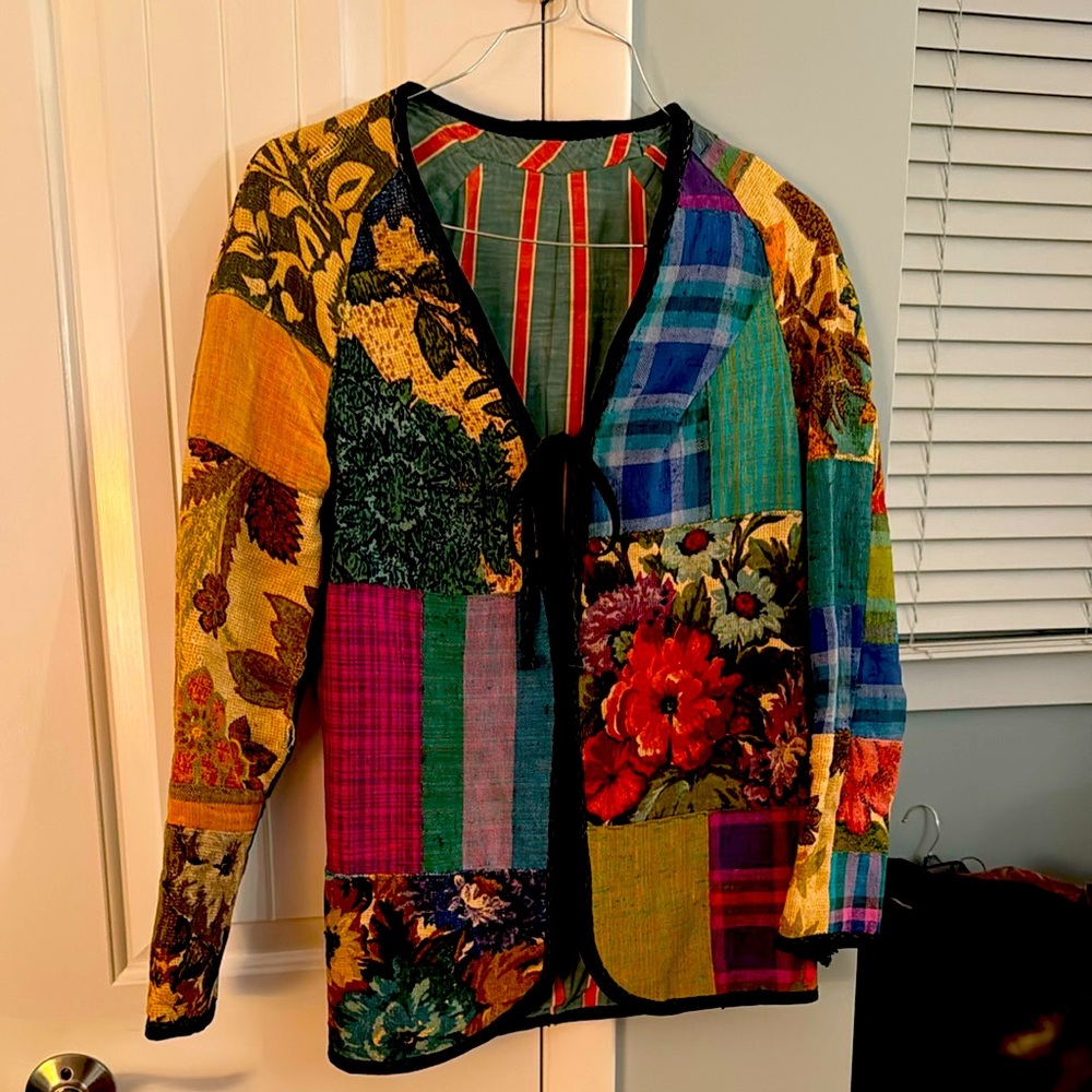 Colorful Patchwork Jacket - image 1